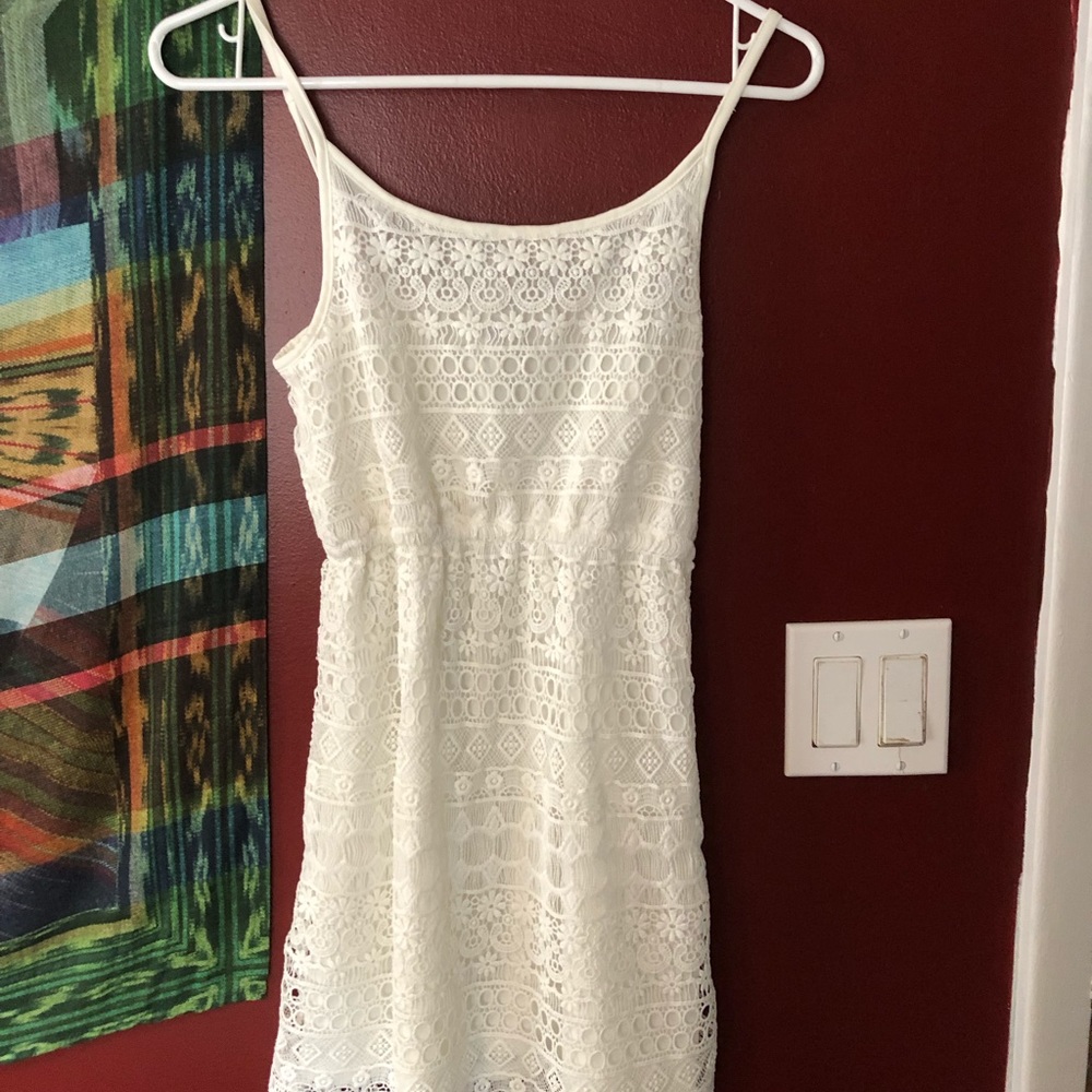 H&M WHITE LACE DRESS - Picture 2 of 3